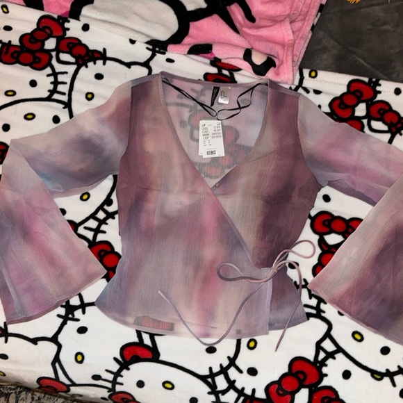 Flare Sheer top - Picture 1 of 6